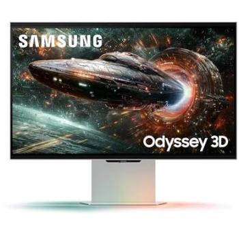Monitor Gaming Samsung Odyssey 3D G90XF 27 4K UHD IPS 165Hz HDR10 FreeSync Altura Ajustable