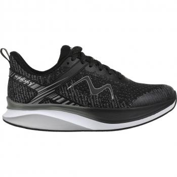 MBT Huracan 3 Men's Black Lace-Up Running Sneakers - Size 42.5