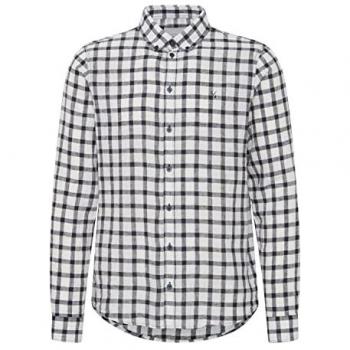 Casual Friday Anton 0053 Men's Long Sleeve Check Linen Shirt