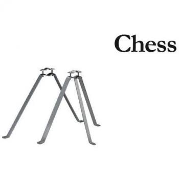 Chess MH 25 S Juego de distanciadores 25 cm pared Muro Soporte para mástil de antena satspiegel