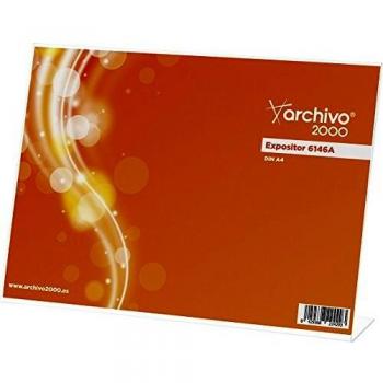 Archivo 2000-6146ACSTP - Expositor de sobremesa. DIN A4 Horizontal