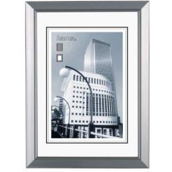Hama Valencia - Marco (Plata, 13 cm, 18 cm, De plástico)