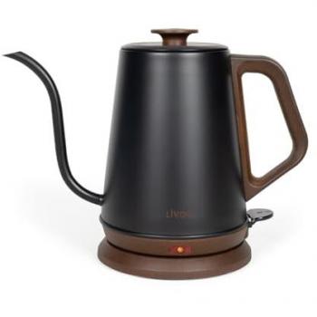 Hervidor de agua col de cisne 1,2 L acero inoxidable 1000 W