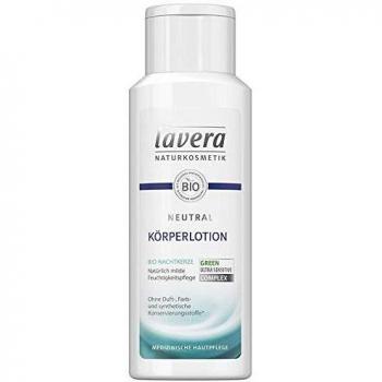 Lavera Loción corporal neutra con vela de noche ecológica y jojoba orgánica, 3 unidades