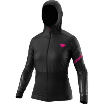 Chaqueta trail mujer Dynafit ALPINE REFLECTIVE (black out pink) - S, características: ligera, impermeable, transpirable, reflectante para mayor visibilidad en condiciones de poca luz, diseño ajustado y ergonómico