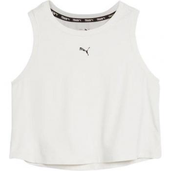 Camiseta de running Puma Cloudspun tirantes blanco puro mujer - L