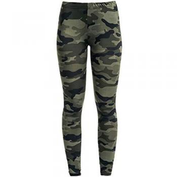 R.E.D. by EMP Built For Comfort Mujer Leggins Camuflaje Woodland S, 91% Poliester, 9% elastán, Pitillo
