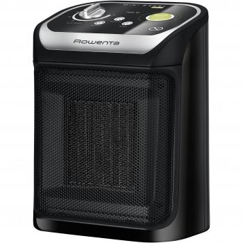 Rowenta Mini Excel Eco SO9265F0 Calefactor cerámico de rápido calentamiento con potencia regulable de 1.000 W 1.800 W, termostato, función Eco, función silence solo 49 dBA