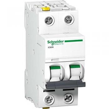 Interruptor Automático Miniatura 2P B 16A 6kA Schneider Electric Acti9 iC60N A9F03216