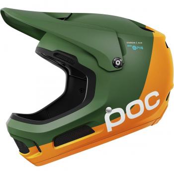 POC Coron Air Spin Casco, Unisex Adulto, Septane Green/Zink Orange, M-L/55-58