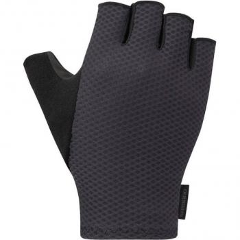 Guantes de ciclismo Shimano Gravel negros y grises, talla S