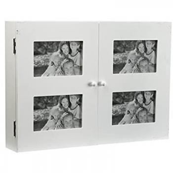 Armario de llaves Versa Wte Blanco Madera 8,5 x 33 x 46 cm