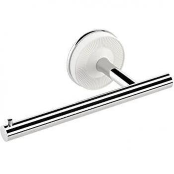EQUILIBRIUM PORTAPAPEL SIN TAPA IZQUIERDO BLANCO MATE-CROMO