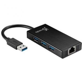 j5create USB 3.0 Multi-Adapter Gigabit Ethernet/ 3-Port USB 3.0 HUB JUH470 MacBook/MacBook Pro/Windows