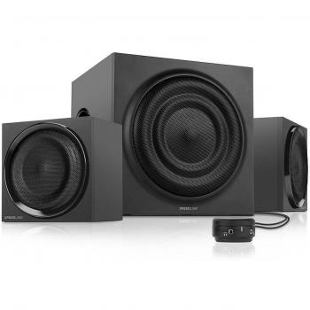 SpeedLink Quanum 2.1 - Sistema con subwoofer, 35 W