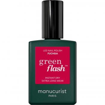Manucurist Green Flash Instant Dry Extra Long Wear Lacas de Uñas 15 ml Fuchsia