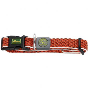 Hunter Collar Vario Basic Hilo Naranja para Perros Talla S (30-43 cm)
