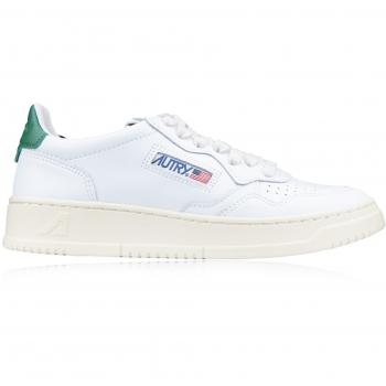 Autry Women's White/Green Sneakers Size 35