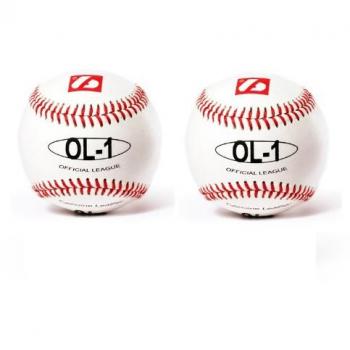Pelota de béisbol de competición Élite, tamaño 9'', blanca, 2 piezas OL-1