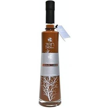 Licor de chocolate y cerezas