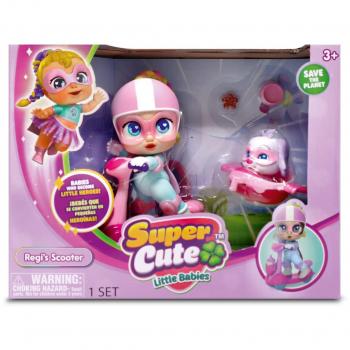 Bizak - Super Cute Muñeca Mini Regi Con Scooter, Multicolor, Tamaño Mediano (64320034)