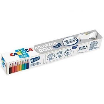 Coloring Roll + 8 Matite White