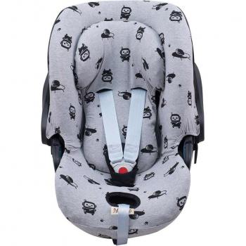 Funda para silla de coche Jyoko compatible con Cybex Aton Q - Protección de la silla de coche Jyoko Robot Space