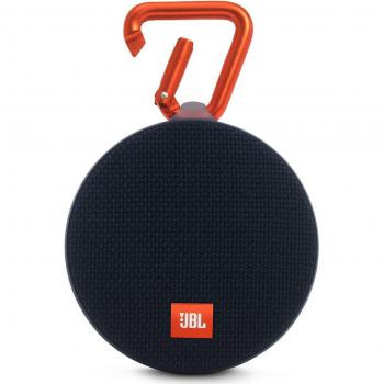 JBL Clip 2 - Altavoz Bluetooth Portátil Resistencia al Agua con Batería Recargable, Sistema Manos Libres y Cable de audio de 3,5 mm Integrado - Negro