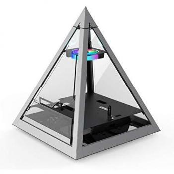 Azza Pyramid 804 Cristal Templado USB-C Midi Tower Aluminio