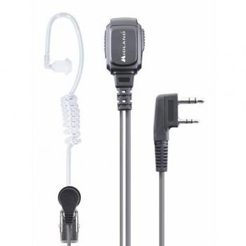 Midland MA 31LK Pro Auriculares Alámbrico Dentro de oído Negro, Transparente