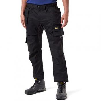 Pantalones de Trabajo Snickers 6241 Allround Stretch Slim Fit con Bolsillos Holster Negros 41 32