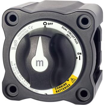 Blue Sea 6011200 M-Series Battery Switch Dual Circuit Plus - Black