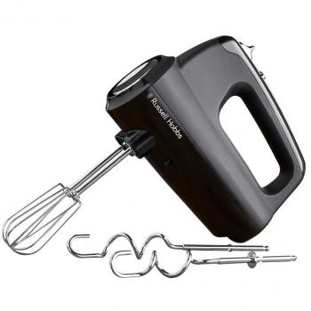 Batidora de Mano Eléctrica Russell Hobbs Desire 350W Negra con Accesorios para Batir y Amasar