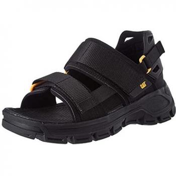 CAT PROGRESSOR, Sandalias Unisex Adulto, Black, 36 EU