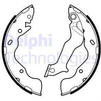 Kit de zapatas de freno DELPHI LS2059 para frenos de tambor