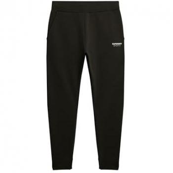 Superdry Joggers Sport Tech Tapered Gris  - Pantalón Deportivo Cónico para Hombre, Color Verde Oscuro, Talla XXL, con diseño cónico y tecnología deportiva