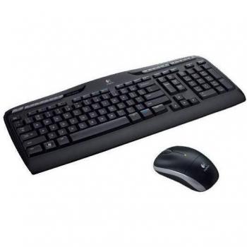 Combo Inalámbrico Logitech MK330 Teclado y Ratón USB QWERTZ Alemán Negro