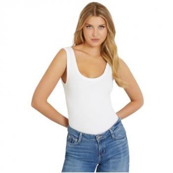 Rhinestone Triangle Logo Tank Top