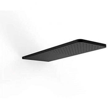 Rociador de Ducha a Pared Anticalcáreo Color Negro Mate 210x550 mm - Tres 29990307NM