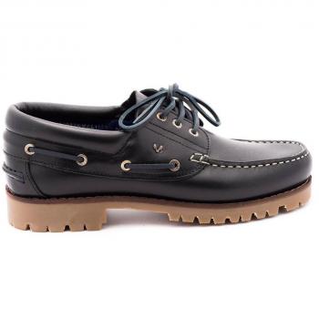 Martinelli Men's Leather Lace-Up Boat Shoes Austin 1285