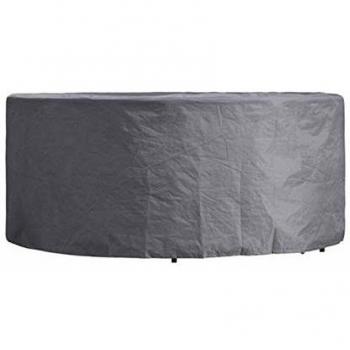 Cubierta de protección redonda para juego de jardín, gris, Ø 200 cm x 85 cm