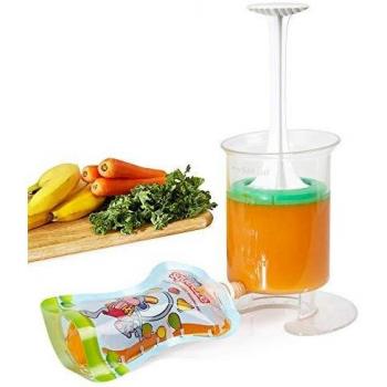 Kit de llenado y exprimido con 5 sachets y cepillo