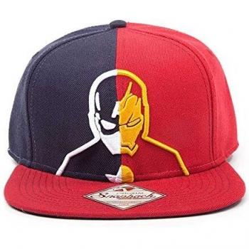 Meroncourt Captain America vs Iron Man Snapback Gorra de béisbol, Multicolor, Talla única Unisex Adulto