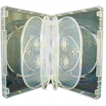 Four Square Media 10 x de CD y DVD/BLU RAY 36 mm transparente para 10 unidades Disc - 10