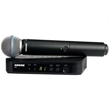 Shure BLX24E Wireless Microphone System with Beta 58A Vocal Microphone (662-686 MHz)