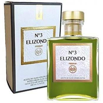 Elizondo Nº3 - Aceite de Oliva Virgen Extra Picual - Botella 200ml con Estuche