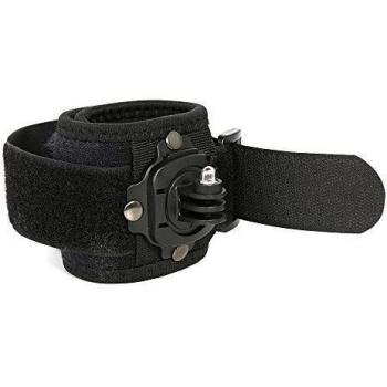 ThiEYE® Cámara de acción accesorios Correa de muñeca banda soporte/soporte para manillar de bicicleta/Flotante agarre de mano/Arnés de pecho para GoPro Series/ThiEYE Series/WIMIUS Sports Serie cámaras de acción, color Wrist Strap Band Mount