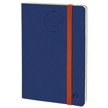 Quo Vadis 549012Q - Agenda HORIZONTAL 15-SD EVEREST Sept-2019 hasta Dic-2020, Semana Vista, A6/10x15cm, Color Azul
