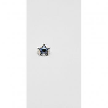 Grey Lucky Star Ring OS by Stradivarius