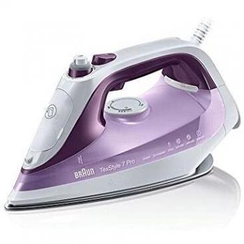 Braun Hogar SI 7066 Vi Plancha de Vapor, 2600 W, 0.3 litros, eloxal, Violeta